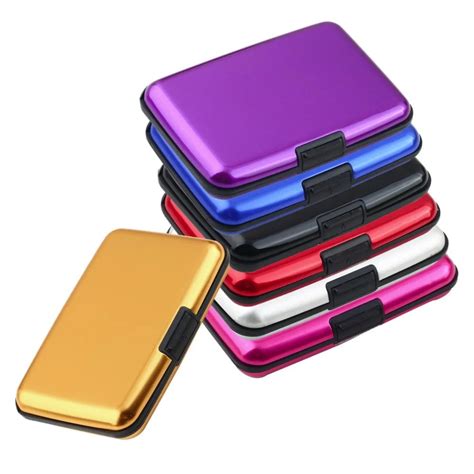 aluminium rfid card case|wallets that protect credit cards.